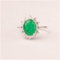 Ringe Ultima Edizione Dame in Silber AAO2651-VERDE
